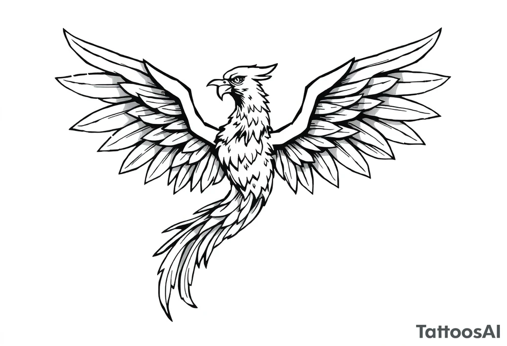 Phoenix tattoo idea