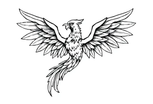 Phoenix tattoo idea