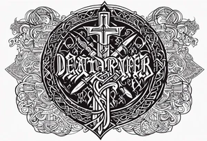 Viking death 
prayer tattoo idea