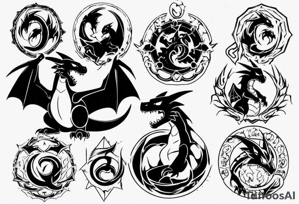 Charizard tattoo idea