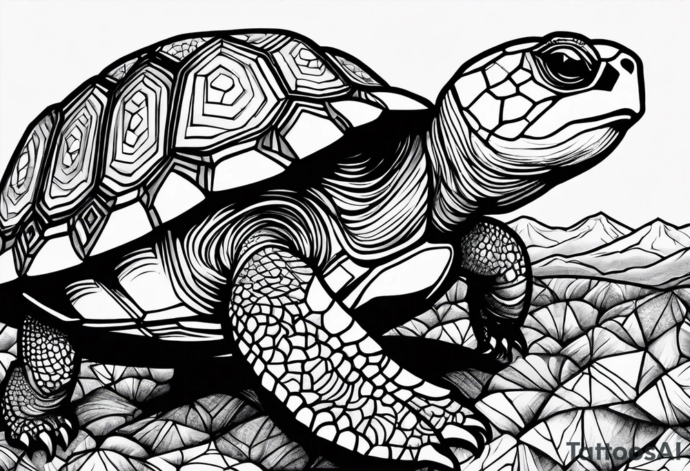 tessellated turtles tattoo idea