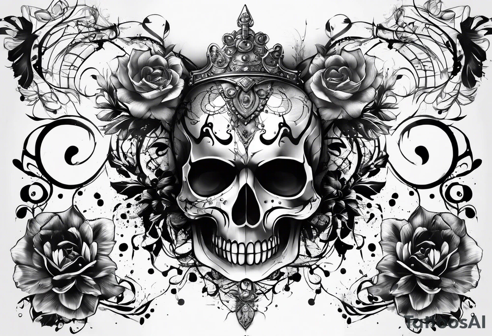 trash polka ideas tattoo idea