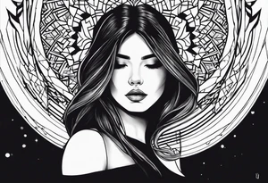 Girl, don't hang your head low. Don't you lose your halo tattoo idea