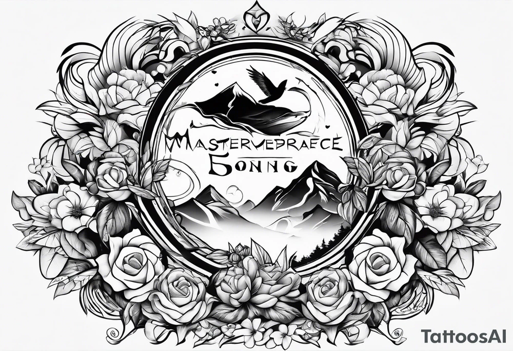Unbreakable bond, family of five tattoo idea