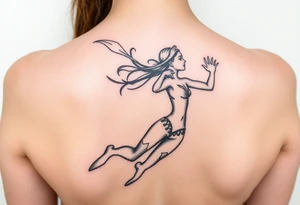 Freediver tattoo idea