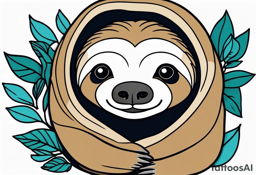 sloths funny tattoo idea