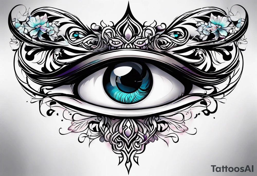 Byakugan eyes tattoo idea