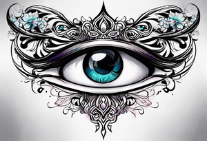 Byakugan eyes tattoo idea