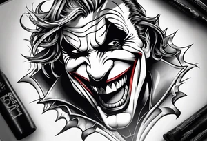 Joker kills Batman tattoo idea