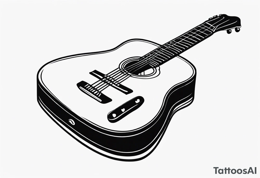 guitar tattoo idea