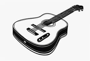 guitar tattoo idea