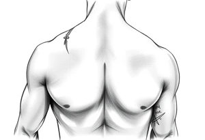 a man taking off his shirt, a little muscular and has his own little tattos, just the upper body, black and white, very minimal and basic lines tattoo idea