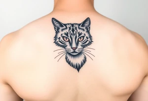 Black Cat tattoo idea