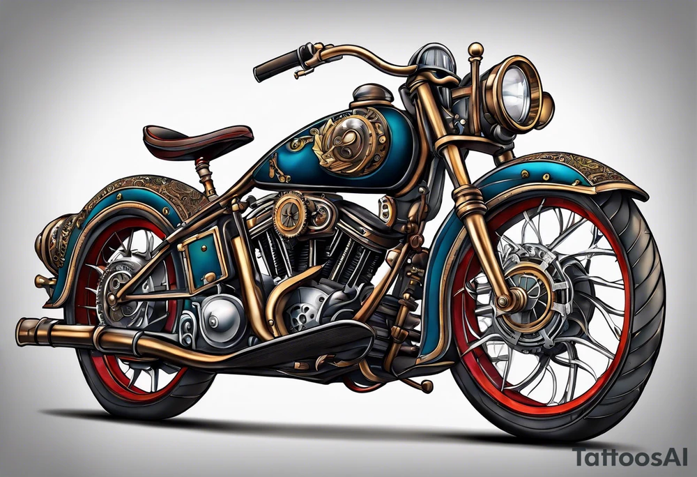 Steampunk tattoo idea