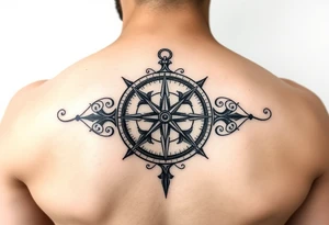 Compass tattoo idea