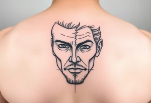 half face tattoo tattoo idea