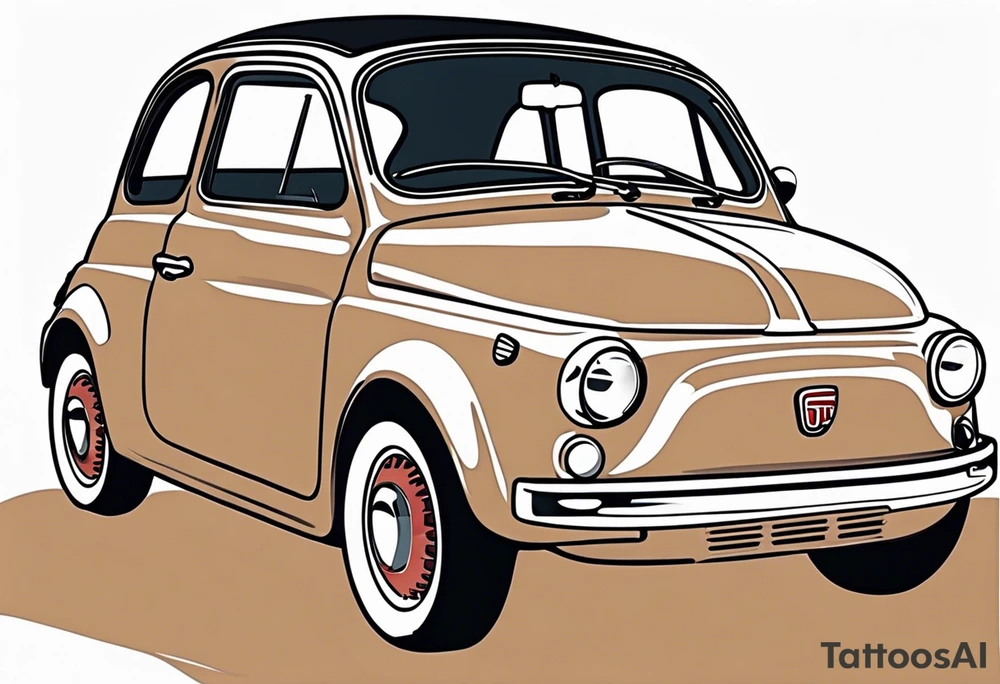 Fiat 500 tattoo idea