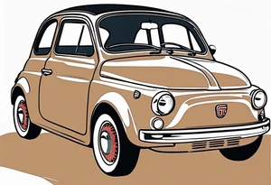 Fiat 500 tattoo idea