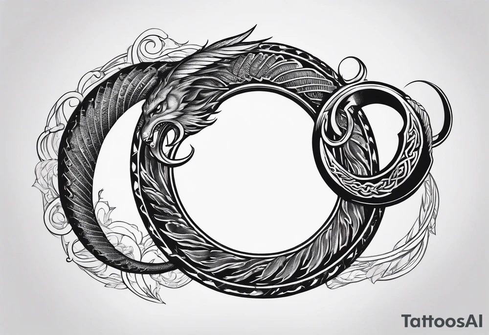 ouroboros tattoo idea