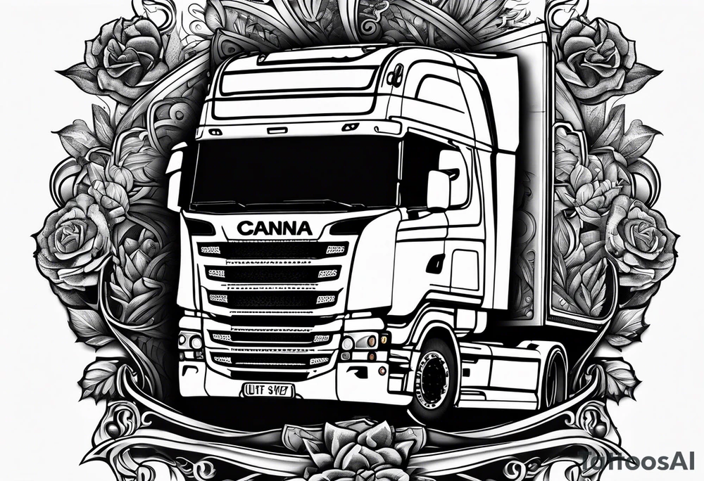 Scania v8 tattoo idea