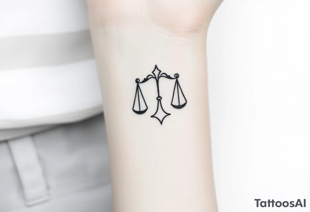 Libra tattoo idea