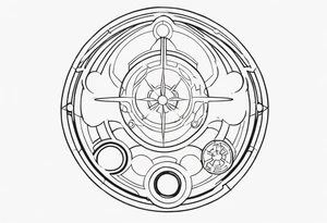 Gallifreyan with Star wars tattoo idea