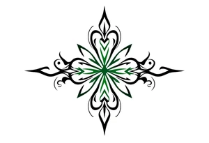 4-leaf clover tattoo idea