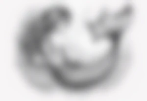 Draw me a nice magical mermaid fish tail tattoo idea