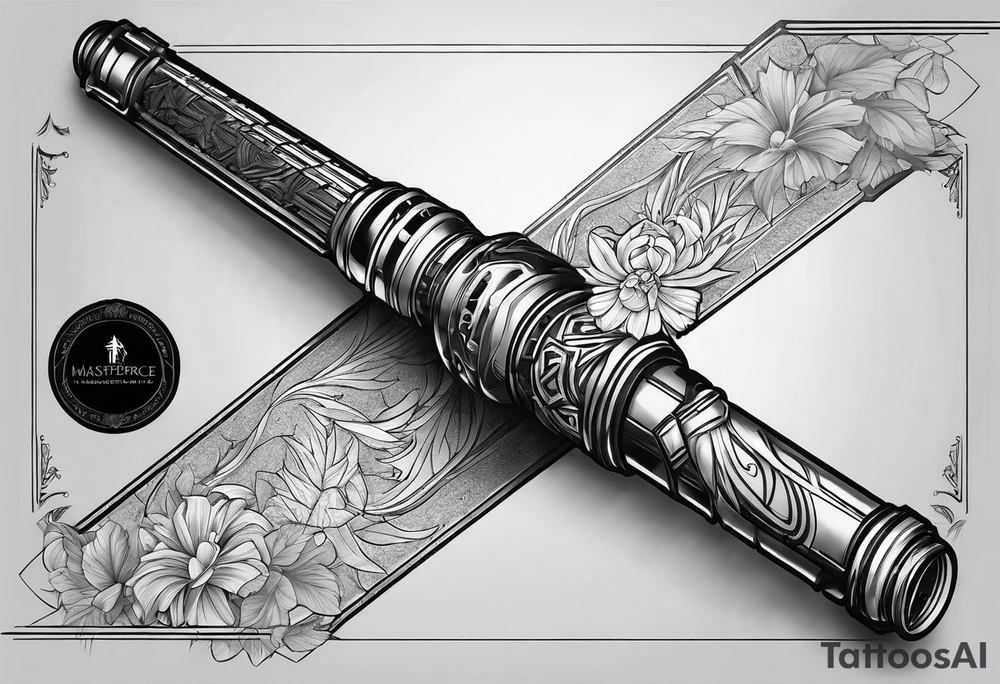 light saber tattoo idea