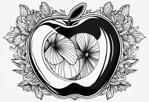 Apple, “Apple of my eye” tattoo idea