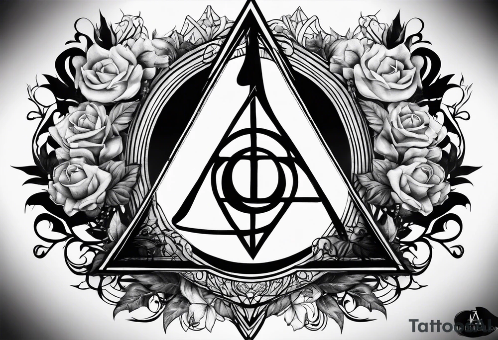 the deathly hallows tattoo idea