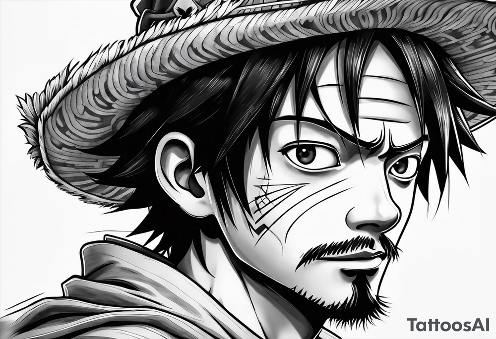 luffy tattoo idea
