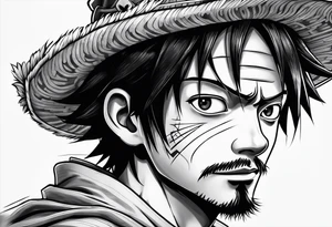 luffy tattoo idea