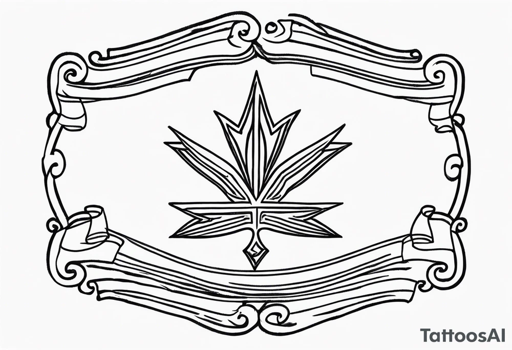 Haitian flag tattoo idea