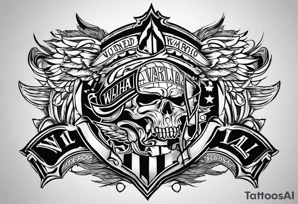Wounded warrior valhalla tattoo idea