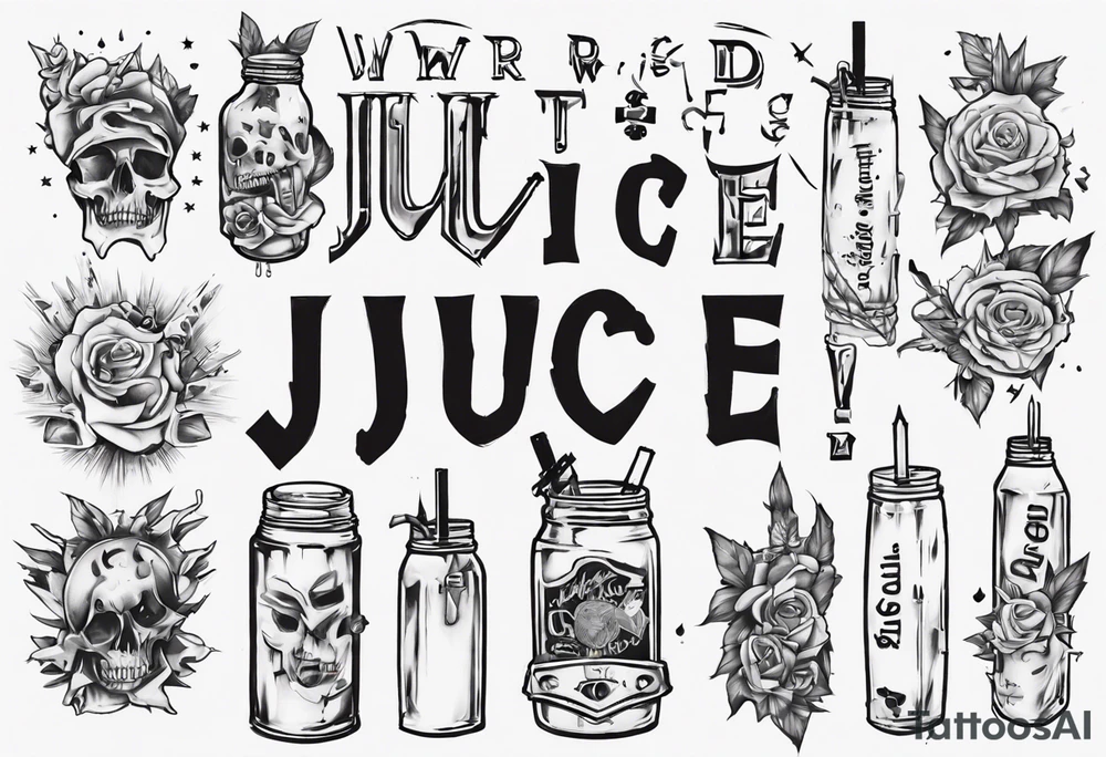 Juice wrld lyrics in code tattoo idea