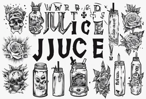 Juice wrld lyrics in code tattoo idea