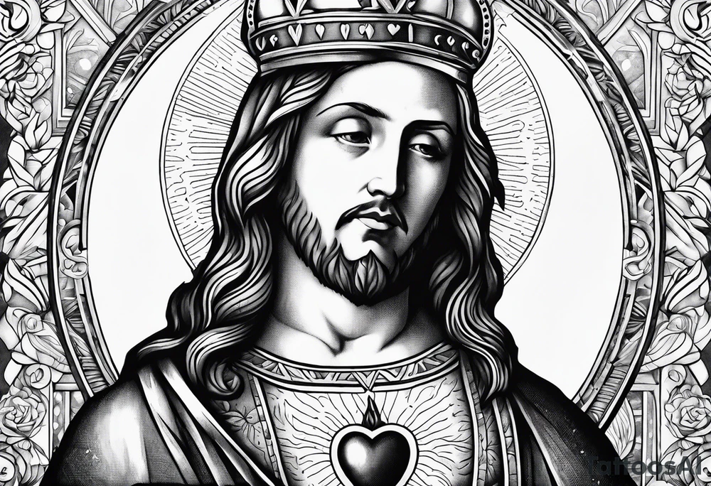 SACRED HEART tattoo idea