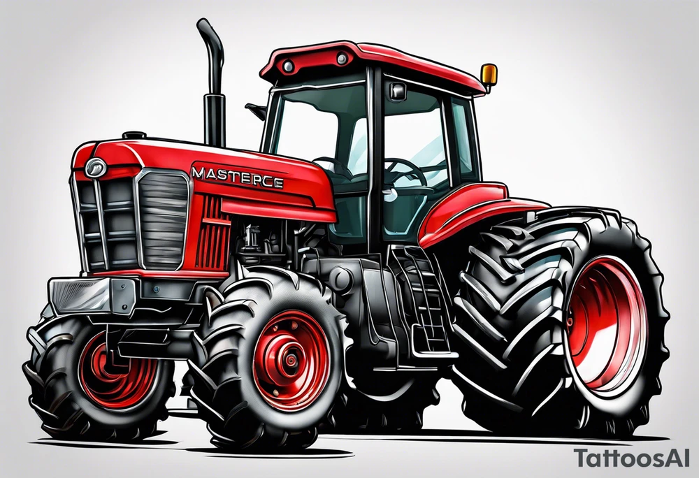 Tractor tattoo idea