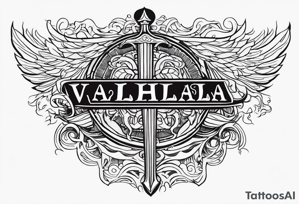 VALHALLA  poem lo there tattoo idea