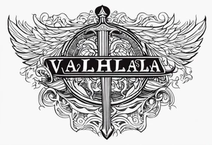 VALHALLA  poem lo there tattoo idea