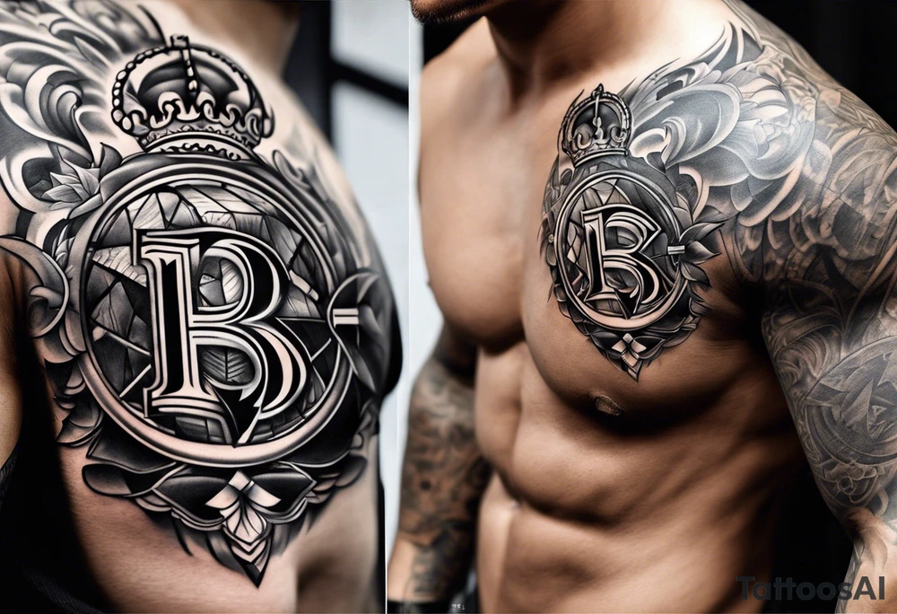 cr7 letters tattoo idea