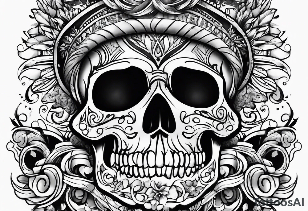 Rock a billy Arm tattoo idea