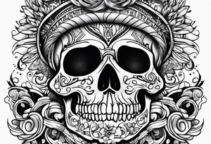 Rock a billy Arm tattoo idea
