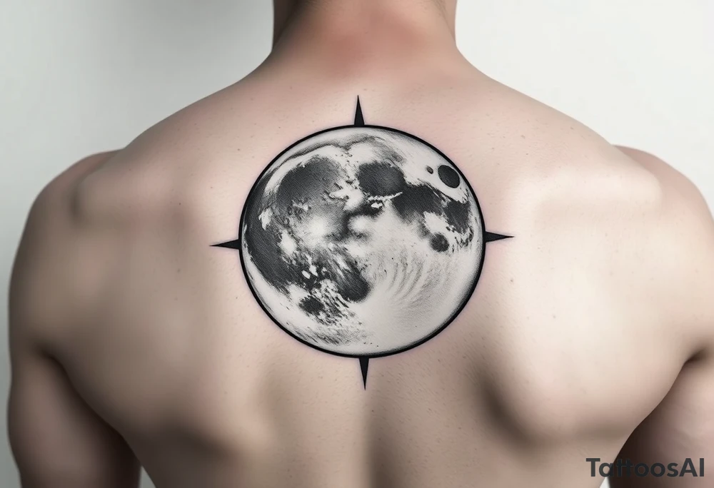 Moon tattoo idea