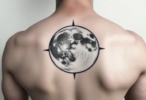 Moon tattoo idea
