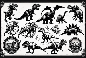 dinosaur tattoo idea