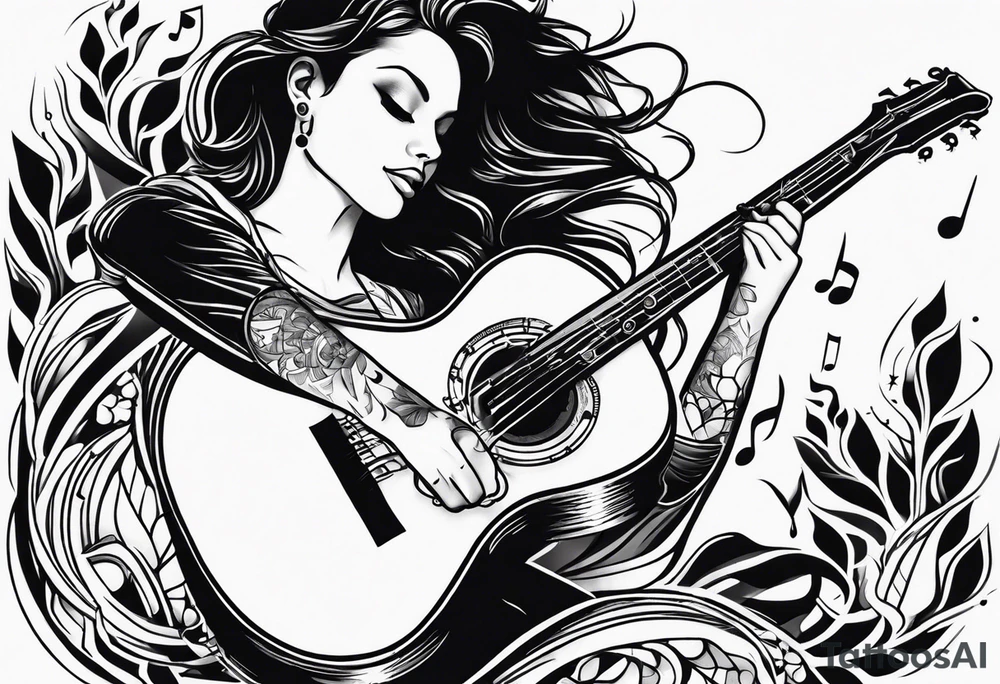 Music, stage, light tattoo idea