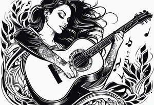 Music, stage, light tattoo idea