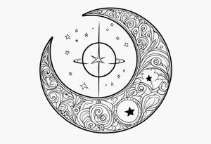 I love you to the moon and back tattoo idea